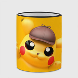 Кружка 3D Pikachu Pika Pika, цвет: 3D-черный кант — фото 2