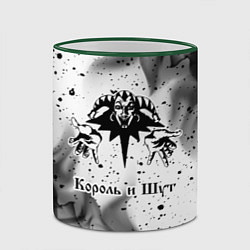 Кружка 3D КОРОЛЬ И ШУТ, цвет: 3D-зеленый кант — фото 2