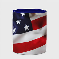 Кружка 3D США USA, цвет: 3D-белый + синий — фото 2