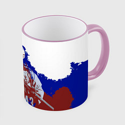 Кружка 3D Спецназ России, цвет: 3D-розовый кант