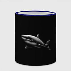 Кружка 3D Акула, цвет: 3D-синий кант — фото 2