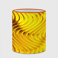 Кружка 3D GOLD LINES, цвет: 3D-оранжевый кант — фото 2