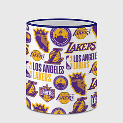 Кружка 3D LAKERS LOGO, цвет: 3D-синий кант — фото 2