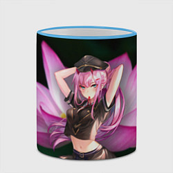 Кружка 3D Zero Two, цвет: 3D-небесно-голубой кант — фото 2