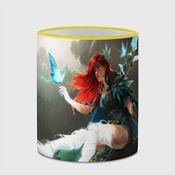 Кружка 3D Windranger Dota, цвет: 3D-желтый кант — фото 2