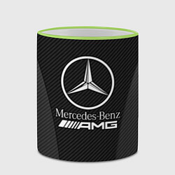 Кружка 3D MERCEDES-BENZ, цвет: 3D-светло-зеленый кант — фото 2
