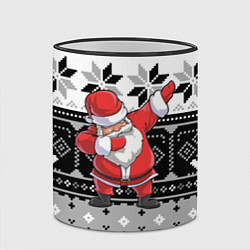 Кружка 3D Свитер Santa DAB, цвет: 3D-черный кант — фото 2