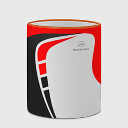 Кружка 3D Mercedes-Benz, цвет: 3D-оранжевый кант — фото 2
