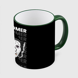 Кружка 3D OK DOOMER, цвет: 3D-зеленый кант