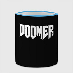 Кружка 3D Doomer, цвет: 3D-небесно-голубой кант — фото 2