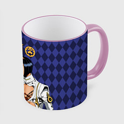Кружка 3D JOJO, цвет: 3D-розовый кант