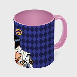 Кружка 3D JOJO, цвет: 3D-белый + розовый