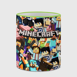 Кружка 3D MINECRAFT, цвет: 3D-светло-зеленый кант — фото 2