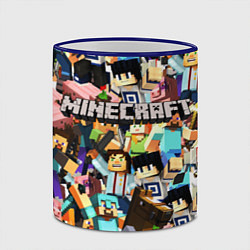 Кружка 3D MINECRAFT, цвет: 3D-синий кант — фото 2