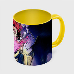 Кружка 3D Хисока Hunter x Hunter, цвет: 3D-белый + желтый