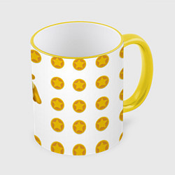 Кружка 3D Animal crossing - Isabelle, цвет: 3D-желтый кант