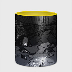 Кружка 3D Lovecraft Лавкрафт, цвет: 3D-белый + желтый — фото 2