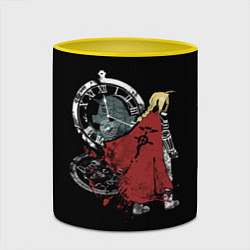 Кружка 3D Стальной Алхимик, цвет: 3D-белый + желтый — фото 2