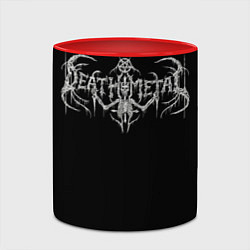 Кружка 3D Deathmetal, цвет: 3D-белый + красный — фото 2