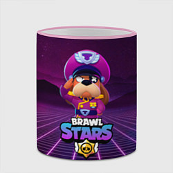 Кружка 3D Brawl Stars - Colonel Ruffs, цвет: 3D-розовый кант — фото 2