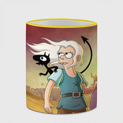 Кружка 3D Разочарование, цвет: 3D-желтый кант — фото 2