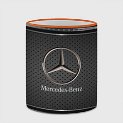Кружка 3D MERCEDES BENZ МЕРСЕДЕС БЕНЗ, цвет: 3D-оранжевый кант — фото 2