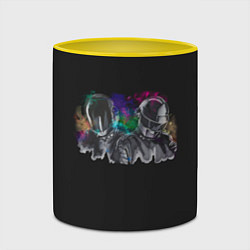 Кружка 3D Daft Punk, цвет: 3D-белый + желтый — фото 2
