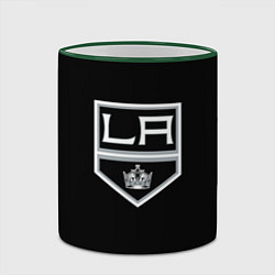 Кружка 3D Лос-Анджелес Кингз Форма1, цвет: 3D-зеленый кант — фото 2