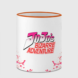 Кружка 3D Jojo bizarre adventure, цвет: 3D-оранжевый кант — фото 2