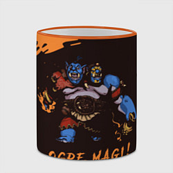 Кружка 3D Огр Dota 2, цвет: 3D-оранжевый кант — фото 2