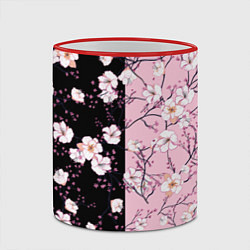 Кружка 3D САКУРА SAKURA ВИШНЯ, цвет: 3D-красный кант — фото 2