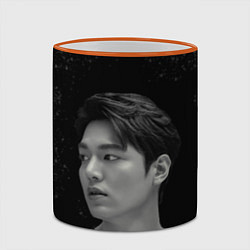 Кружка 3D Ли Мин Хо Lee Min Ho, цвет: 3D-оранжевый кант — фото 2