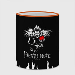 Кружка 3D DEATH NOTE ТЕТРАДЬ СМЕРТИ, цвет: 3D-оранжевый кант — фото 2