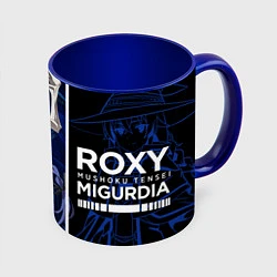Кружка 3D Roxy Migurdia, цвет: 3D-белый + синий