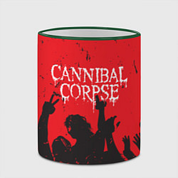 Кружка 3D Cannibal Corpse Труп Каннибала Z, цвет: 3D-зеленый кант — фото 2