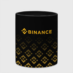 Кружка 3D BINANCE БИНАНС БИРЖА, цвет: 3D-белый + черный — фото 2