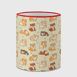 Кружка 3D Шиба-Ину, цвет: 3D-красный кант — фото 2