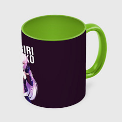 Кружка 3D Kyoko Kirigiri Кёко Киригири, цвет: 3D-белый + светло-зеленый