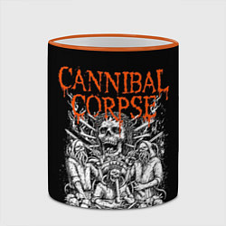 Кружка 3D Cannibal Corpse, цвет: 3D-оранжевый кант — фото 2