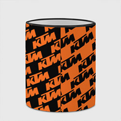 Кружка 3D KTM КТМ Z, цвет: 3D-черный кант — фото 2