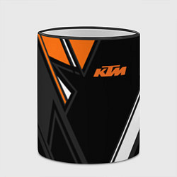 Кружка 3D KTM КТМ, цвет: 3D-черный кант — фото 2