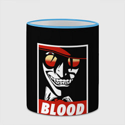 Кружка 3D Hellsing, цвет: 3D-небесно-голубой кант — фото 2