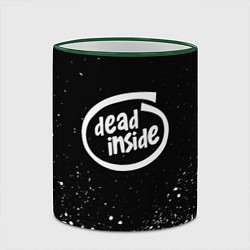 Кружка 3D DEAD INSIDE, цвет: 3D-зеленый кант — фото 2