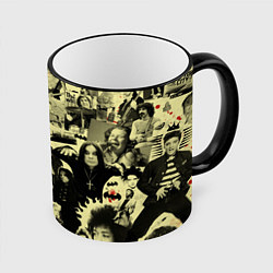 Кружка 3D РОК КУМИРЫ, цвет: 3D-черный кант