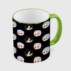 Кружка 3D DMC Pattern, цвет: 3D-светло-зеленый кант