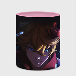 Кружка 3D ТАРТАЛЬЯ - GENSHIN IMPACT, цвет: 3D-белый + розовый — фото 2