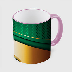 Кружка цветная GREEN GOLD 3D