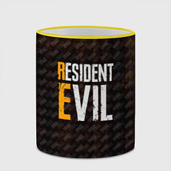 Кружка 3D RESIDENT EVIL VILLAGE ДЕРЕВН, цвет: 3D-желтый кант — фото 2