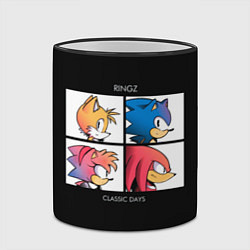 Кружка 3D Ringz band, цвет: 3D-черный кант — фото 2