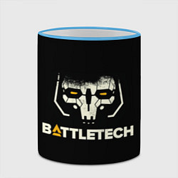 Кружка 3D BATTLETECH, цвет: 3D-небесно-голубой кант — фото 2